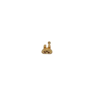 0.022/0.018 Tamanho da ranhura DTC Ortodontia Dental Brackets Revestidos de Ouro Brace Ortho Fabric