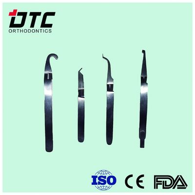 Pincelas de tubos de suporte posterior dentário ortodôntico DTC de aço resistente para manuseio fácil