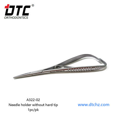DTC Hard Tip Dental Needle Holder Material ortodôntico essencial para tratamento preciso
