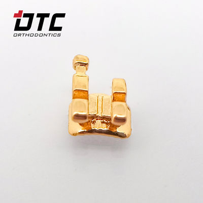 CE Certificado DTC Ortodontia Dental Roth MBT Golden Delicate Series Brackets com Ganchos