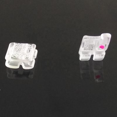 DTC Brackets Cerâmicos para Braces Ortodônticos Claros CE ISO Certificado 3 Anos
