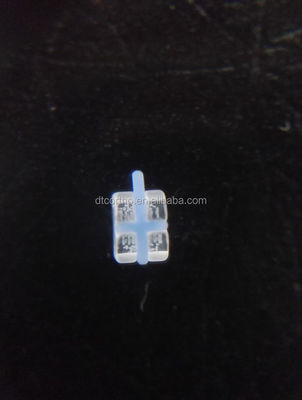 Certificação CE DTC Ortodontia Dental Sapphire Roth MBT Brackets Braces Hook Tipo 5
