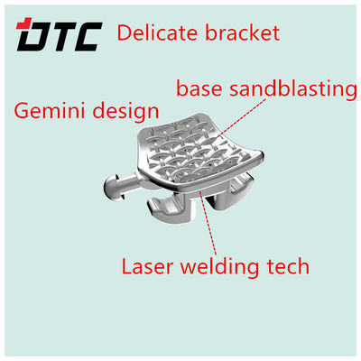 DTC Brackets Ortodontia Aço 80 Base de malha Brackets sabotados com longa vida útil