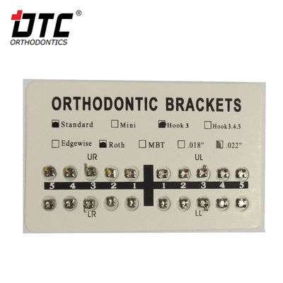 Período de validade de 3 anos Sweet Series Ortodontic Roth Bracket 0.018 &quot;com 0.018&quot; Slot