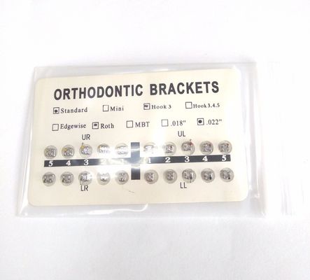 Período de validade de 3 anos Sweet Series Ortodontic Roth Bracket 0.018 &quot;com 0.018&quot; Slot
