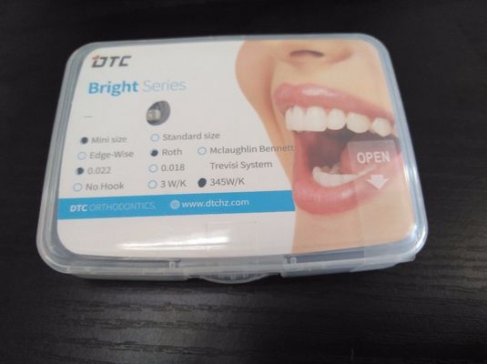 Suportes dentários DTC certificados CE ISO A escolha da moda para o tratamento ortodôntico
