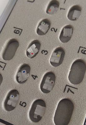Clínica DTC Ortodontia Dental Ortodontia Bracket cerâmico para Classificação de Instrumentos de Classe I