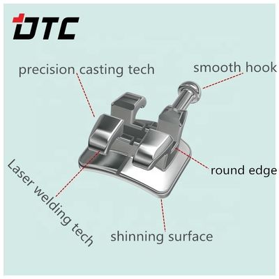 DTC Laser Dental Material de tamanho padrão Brackets Dentários Ortodônticos CE ISO Acreditado