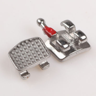 DTC Mim Monoblock Bracket Dental Laser Ortodôntico MBT Roth Metal Brace com 3W/Hook