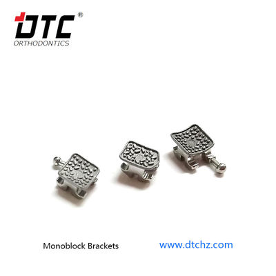 DTC Mim Monoblock Bracket Dental Laser Ortodôntico MBT Roth Metal Brace com 3W/Hook
