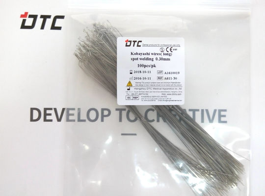 DTC Ortodontia Dental Kobayashi fios com ganchos para elásticos ligadura fios duráveis