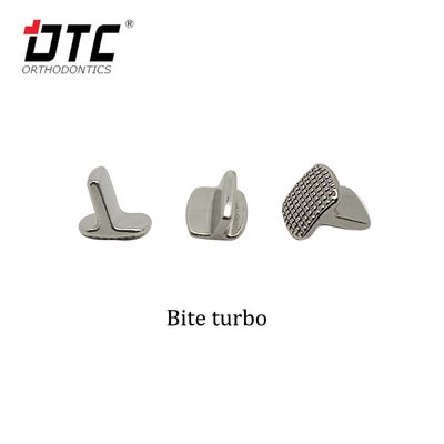 Dentes Dentários Ortodônticos Bondable Bite Turbo Mesh Base por DTC Monoblock de aço inoxidável