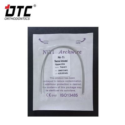Correção ortodôntica com DTC Round NiTi Oval Square Arch Wire e Certificação CE